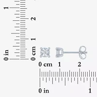 (G-H, Si2-I1) Womens 1/8 CT. T.W. Lab Grown White Diamond Sterling Silver Round 2-pc. Jewelry Set