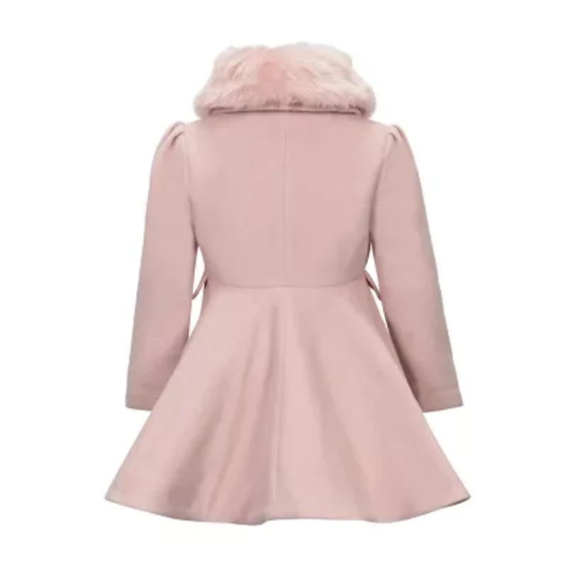 S Rothschild Toddler Girls Midweight Swing Coat