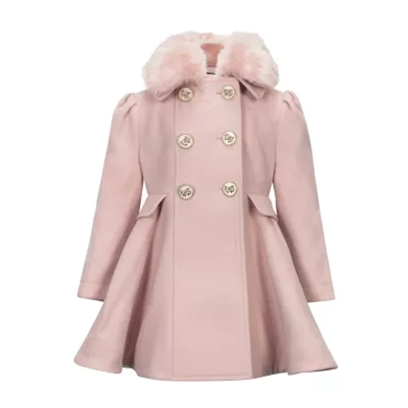 S Rothschild Toddler Girls Midweight Swing Coat