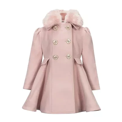 S Rothschild Toddler Girls Midweight Swing Coat