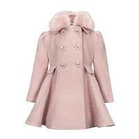 S Rothschild Toddler Girls Midweight Swing Coat
