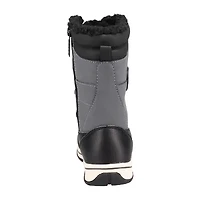 Totes Big Kid Boys Diamond Waterproof Insulated Flat Heel Winter Boots