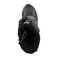 Totes Big Kid Boys Diamond Waterproof Insulated Flat Heel Winter Boots
