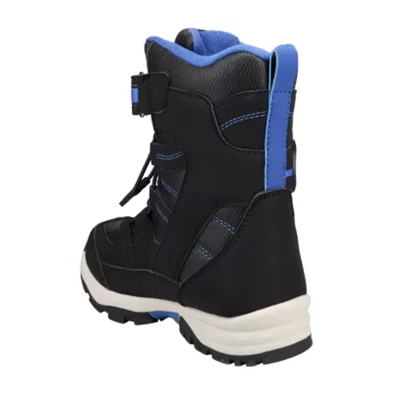 Totes Big Kid Boys Sage Waterproof Insulated Flat Heel Winter Boots