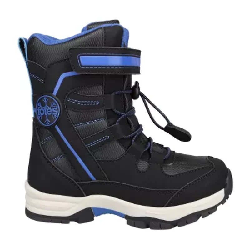 Totes Big Kid Boys Sage Waterproof Insulated Flat Heel Winter Boots