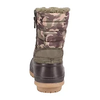 Totes Big Kid Boys Cypress Waterproof Insulated Flat Heel Winter Boots