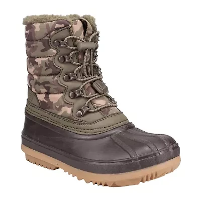 Totes Big Kid Boys Cypress Waterproof Insulated Flat Heel Winter Boots