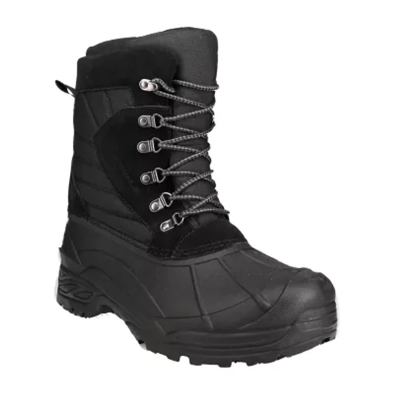 Weatherproof Mens Badger Waterproof Flat Heel Winter Boots