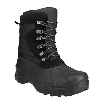 Weatherproof Mens Badger Waterproof Flat Heel Winter Boots