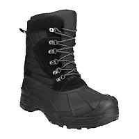 Weatherproof Mens Badger Waterproof Flat Heel Winter Boots