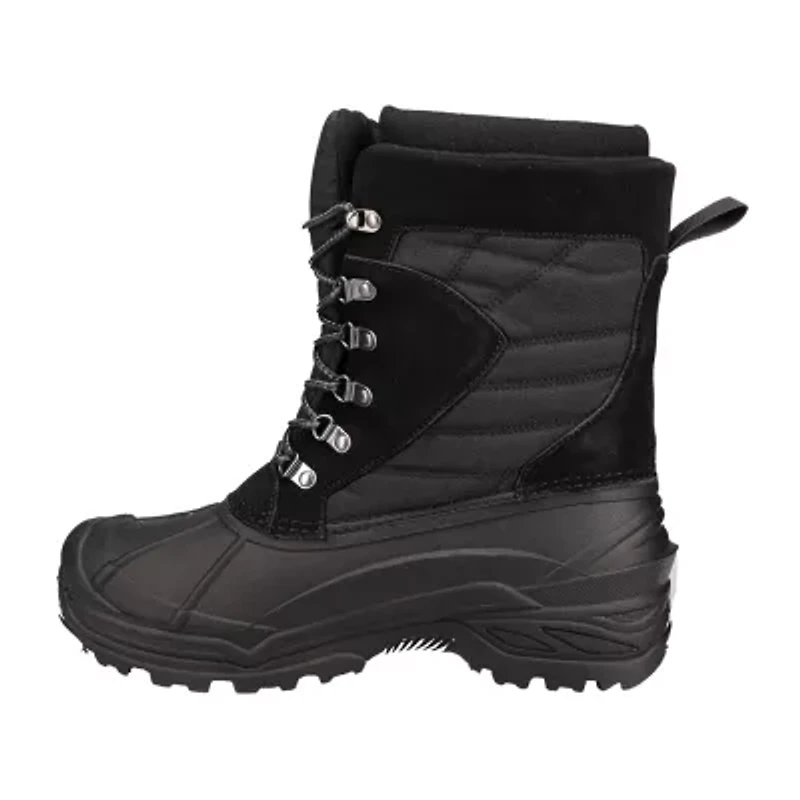 Weatherproof Mens Badger Waterproof Flat Heel Winter Boots
