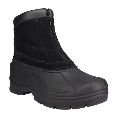 Weatherproof Mens Benson Waterproof Flat Heel Winter Boots
