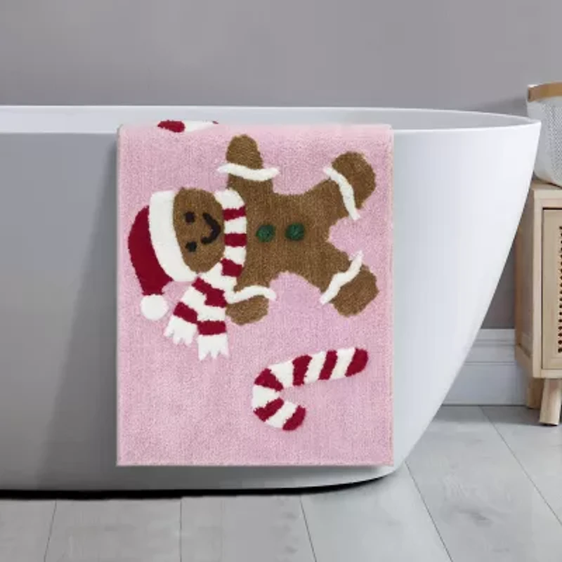 Avanti Gingerbread Man Bath Rug