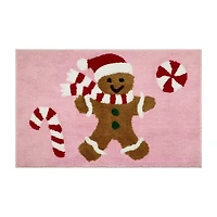 Avanti Gingerbread Man Bath Rug