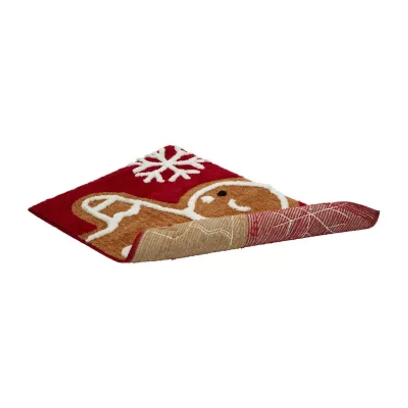 Avanti Gingerbread Man Bath Rug
