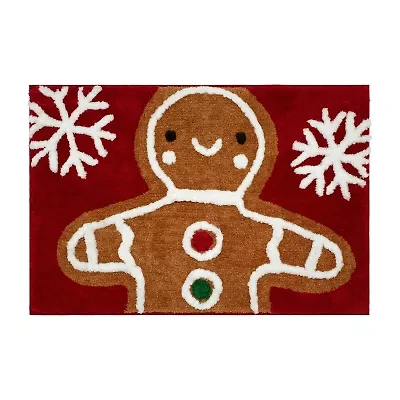 Avanti Gingerbread Man Bath Rug