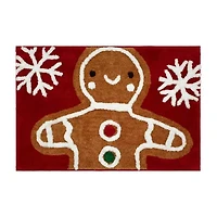 Avanti Gingerbread Man Bath Rug