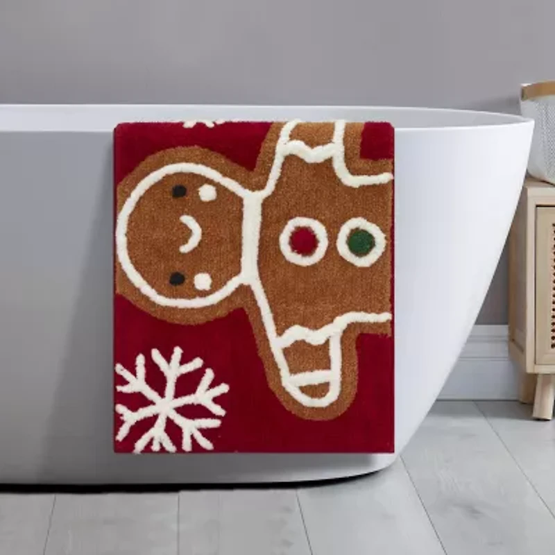 Avanti Gingerbread Man Bath Rug