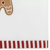 Avanti Gingerbread Man 2-pc. Embellished Hand Towel