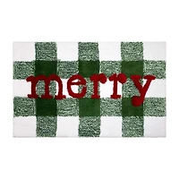 Avanti Merry Plaid Bath Rug