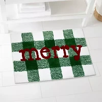 Avanti Merry Plaid Bath Rug