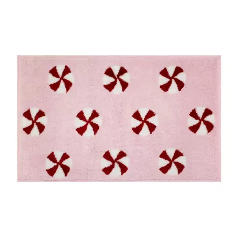 Avanti Peprmint Candy Bath Rug