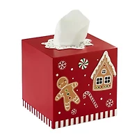 Avanti Gingerbread Man Tissue Box Cover