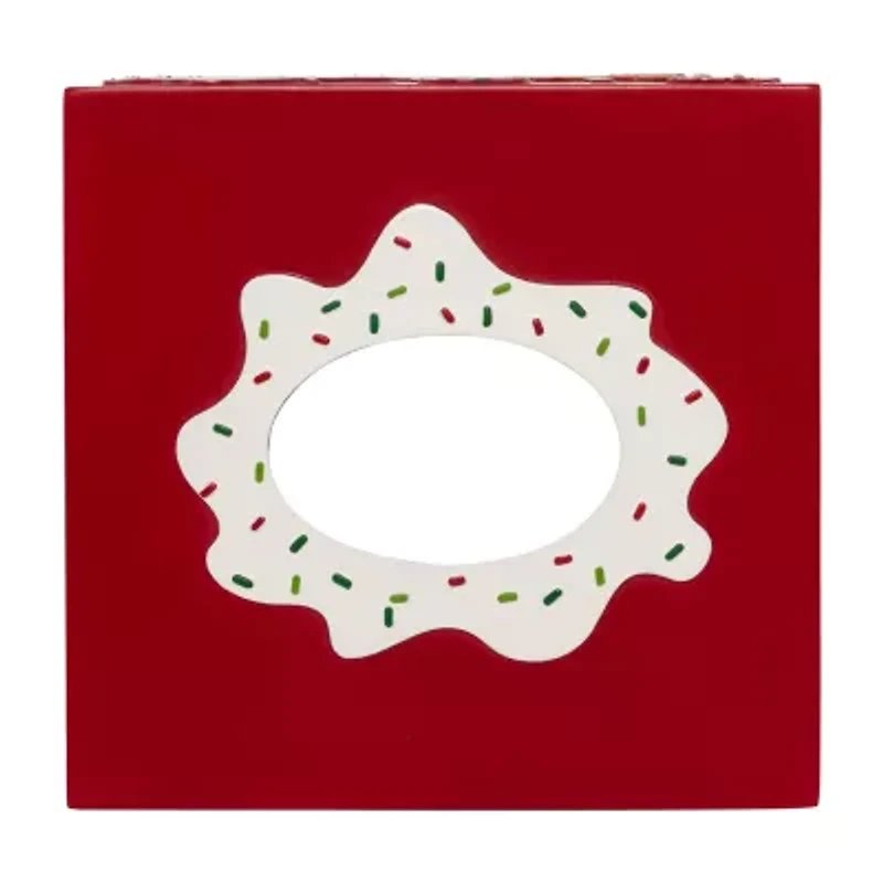 Avanti Gingerbread Man Tissue Box Cover