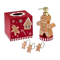 Avanti Gingerbread Man Tissue Box Cover