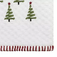 Avanti Ribbon Tree 2-pc. Embellished Hand Towel
