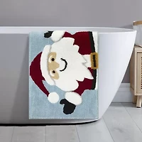 Avanti Santa Blue Bath Rug