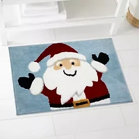 Avanti Santa Blue Bath Rug