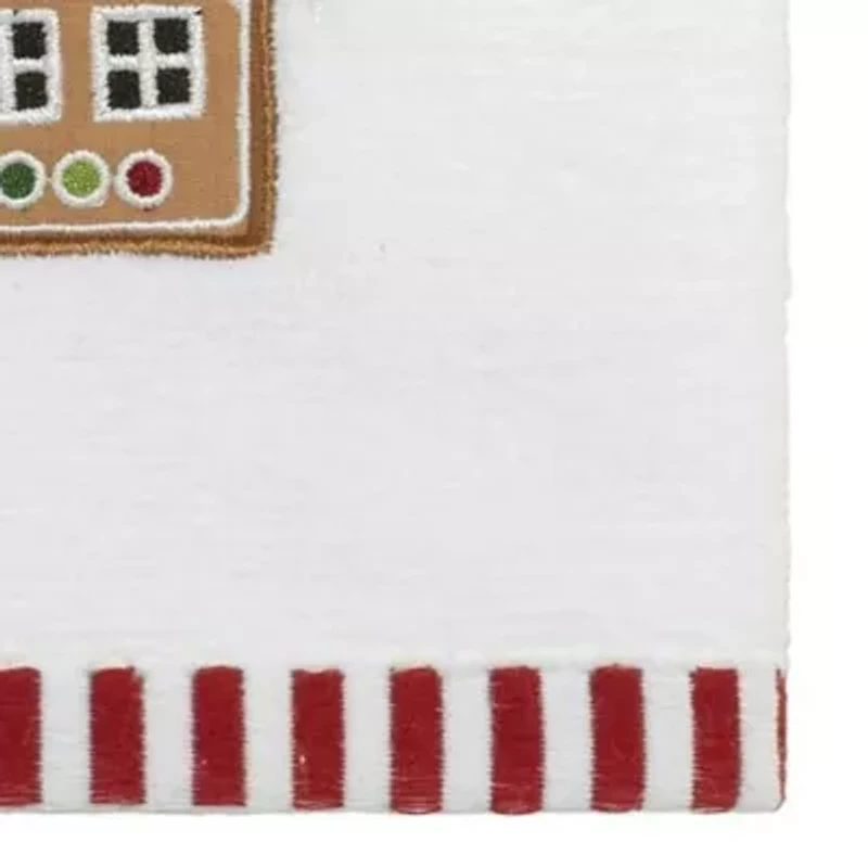 Avanti Gingerbread Man 2-pc. Embellished Fingertip Towel
