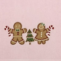 Avanti Gingerbread People 2-pc. Embellished Hand Towel