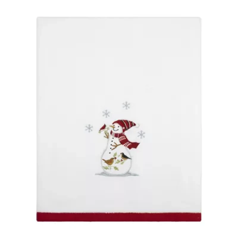 Avanti Cheer Embellished Holiday Bath Towel