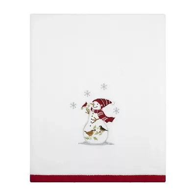 Avanti Cheer Embellished Holiday Bath Towel