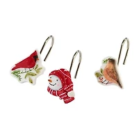 Avanti Holiday Cheer Shower Curtain Hooks