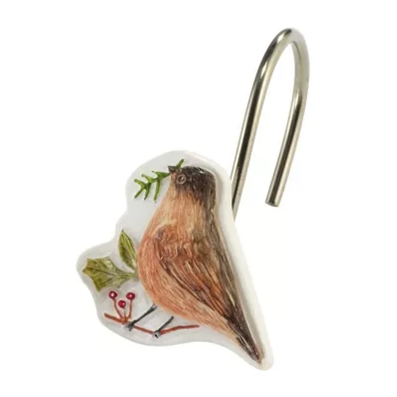 Avanti Holiday Cheer Shower Curtain Hooks