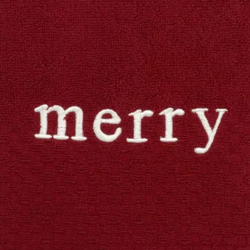 Avanti Merry 2-pc. Embellished Hand Towel