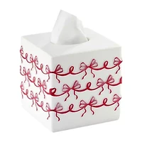 Avanti Christmas Bows Tissue Box Cover