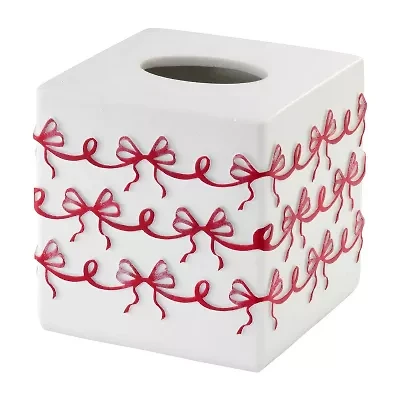 Avanti Christmas Bows Tissue Box Cover
