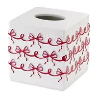 Avanti Christmas Bows Tissue Box Cover