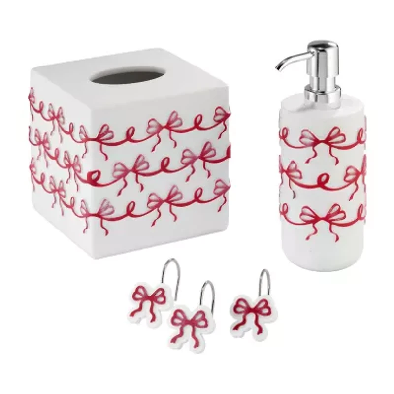 Avanti Christmas Bows Tissue Box Cover