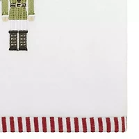Avanti Peppermint Nutcracker Embellished Holiday Bath Towel