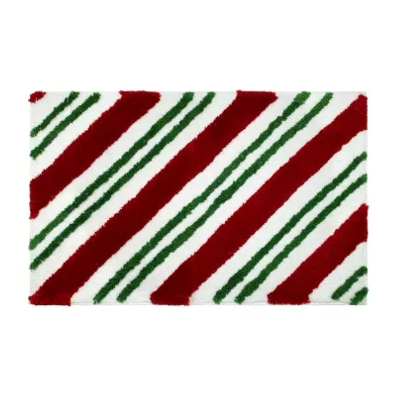 Avanti Candy Cane Bath Rug