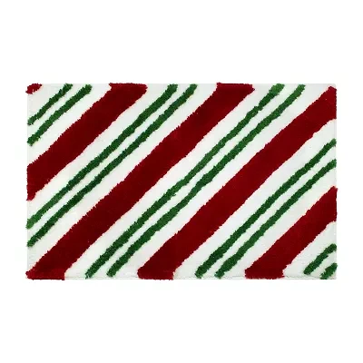 Avanti Candy Cane Bath Rug