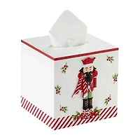 Avanti Peppermint Nutcracker Tissue Box Cover