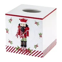 Avanti Peppermint Nutcracker Tissue Box Cover