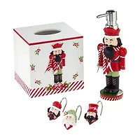 Avanti Peppermint Nutcracker Tissue Box Cover