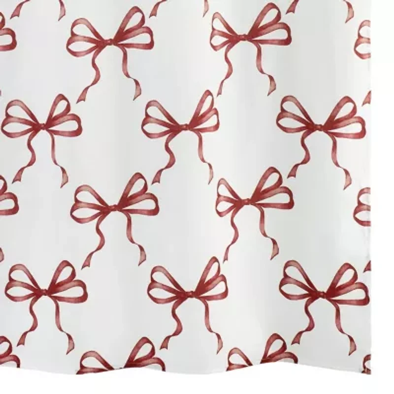 Avanti Christmas Bows Shower Curtain